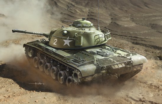 1/35 现代美国 M48A1 巴顿主战坦克