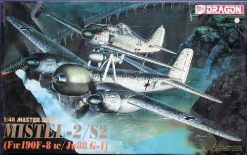 1/48 二战德国 Mistel-2/S2 (Fw190F-8 + Ju88G-1)寄生蟹二型轰炸机