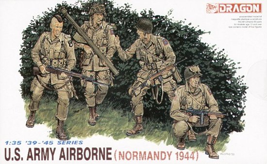 1/35 二战美国陆军伞兵"诺曼底战役1944年" - 点击图像关闭