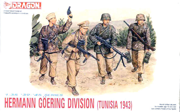 1/35 二战德国戈林师"突尼斯1943年" - 点击图像关闭