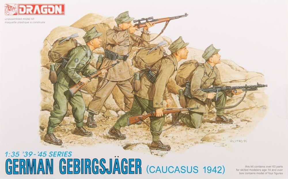 1/35 二战德国山地猎兵"高加索1942年" - 点击图像关闭