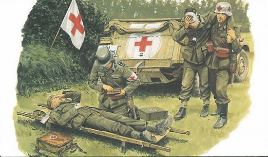 1/35 二战德国医疗部队 - 点击图像关闭