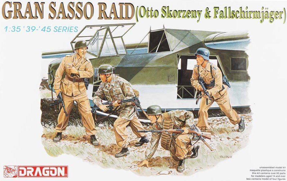 1/35 二战德国奥托斯科尔兹内与伞兵"格兰萨索袭击" - 点击图像关闭