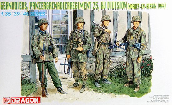 1/35 二战德国掷弹兵"HJ师第25装甲掷弹兵团1944年" - 点击图像关闭