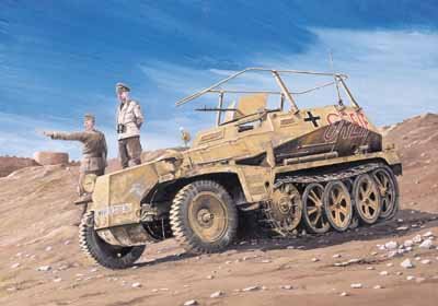 1/35 二战德国 Sd.Kfz.250/3 半履带装甲车