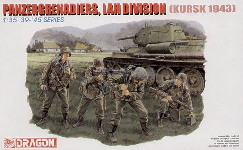 1/35 二战德国装甲掷弹兵"LAH师,库尔斯克1943年" - 点击图像关闭