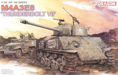 1/35 二战美国 M4A3E8 谢尔曼中型坦克 1/35 二战美国 M4A3E8 谢尔曼中型坦克