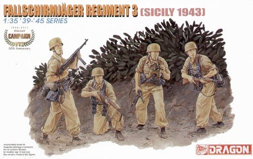 1/35 二战德国第3伞兵团"西西里1943年"