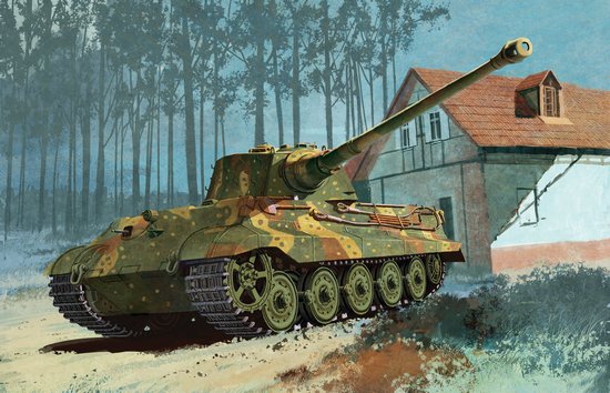 1/35 二战德国虎王重型坦克亨舍尔炮塔