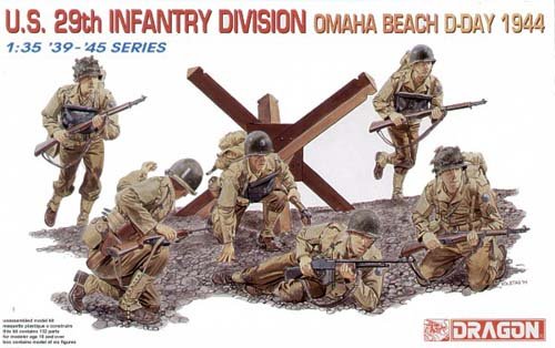 1/35 二战美国第29步兵师"诺曼底登陆日,奥马哈海滩1944年"