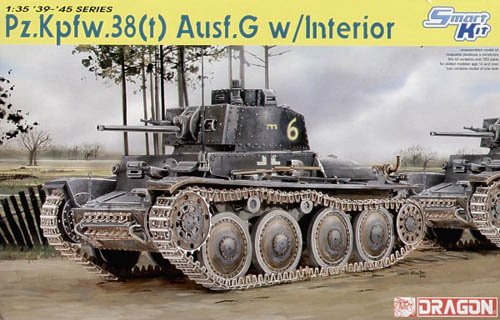 1/35 二战德国 Pz.Kpfw.38(t) Ausf.G 轻型坦克