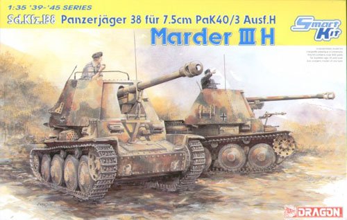 1/35 二战德国黄鼠狼III坦克歼击车H型(7.5cm Pak 40/3) - 点击图像关闭