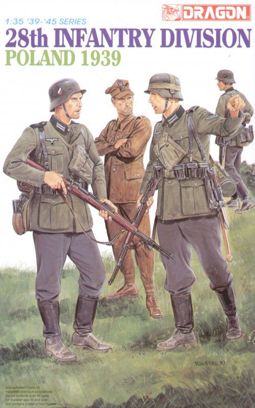 1/35 二战德国第28步兵师"波兰1939年" 1/35 二战德国第28步兵师"波兰1939年"
