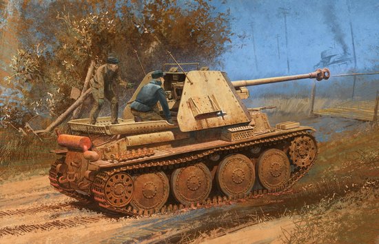 1/35 二战德国黄鼠狼III坦克歼击车H型(Fgst.38t Ausf.E)