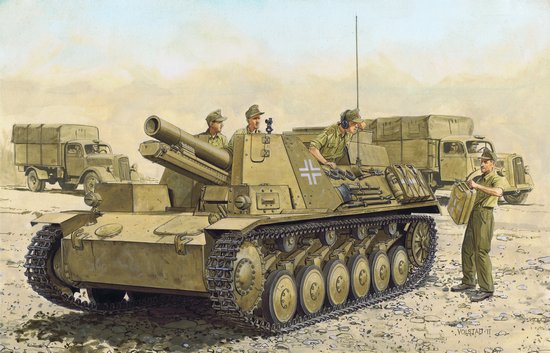 1/35 二战德国二号野牛自行重步兵炮(15cm s.IG 33 (Sfl.)) - 点击图像关闭