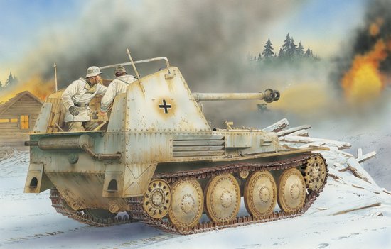 二战德国黄鼠狼III坦克歼击车M型极初期生产型 - 点击图像关闭