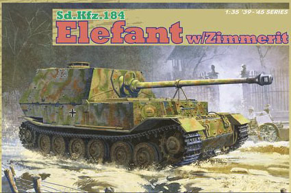 1/35 二战德国象式坦克歼击车(带防磁纹) - 点击图像关闭