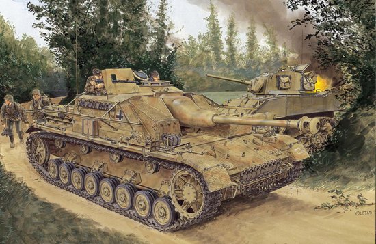 1/35 二战德国四号突击炮初期生产型