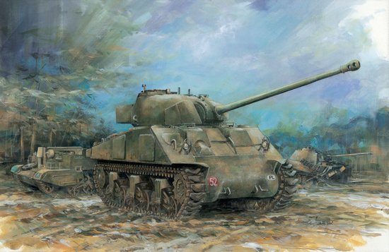 1/35 二战英国萤火虫中型坦克 Mk.Ic 焊接型 1/35 二战英国萤火虫中型坦克 Mk.Ic 焊接型