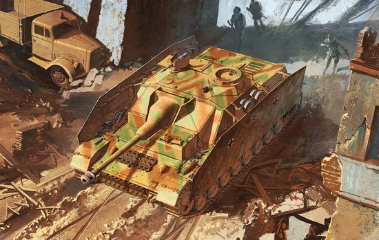 1/35 二战德国四号突击炮中期生产型 1/35 二战德国四号突击炮中期生产型
