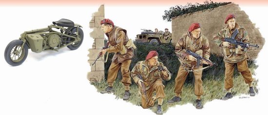 1/35 二战英国皇家空降特勤团"法国1944年"