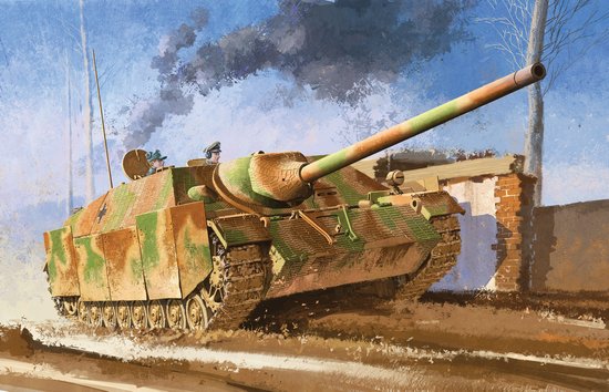 1/35 二战德国四号坦克歼击车 L/70(V) 1944年8月生产型(带防磁纹) - 点击图像关闭
