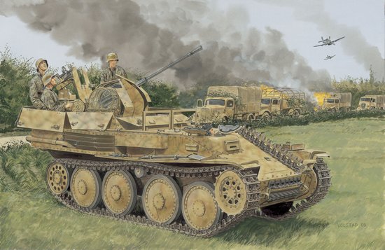 1/35 二战德国 Flak 38(t) 自行防空坦克M型后期型 - 点击图像关闭