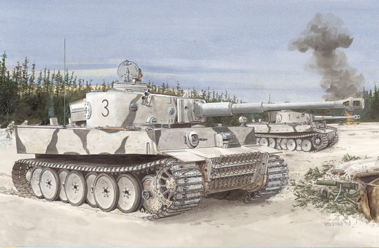 1/35 二战德国虎I重型坦克极初期型"第502重装甲营列宁格勒" - 点击图像关闭
