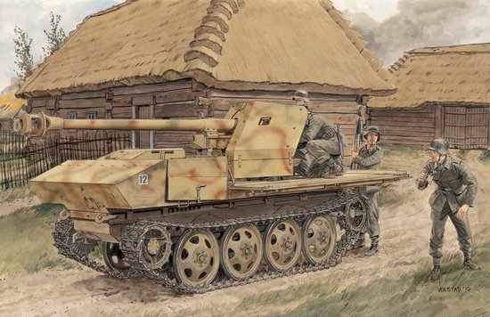 1/35 二战德国 7.5cm Pak 40/4 auf RSO 自行反坦克炮 - 点击图像关闭