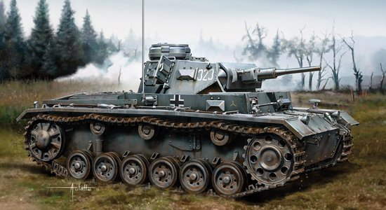 1/35 二战德国三号战车H型(5cm)初期生产型 - 点击图像关闭