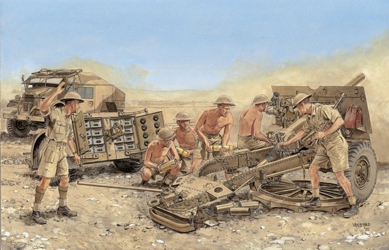 1/35 二战英国25磅野战炮(Mk.II)与炮兵 - 点击图像关闭