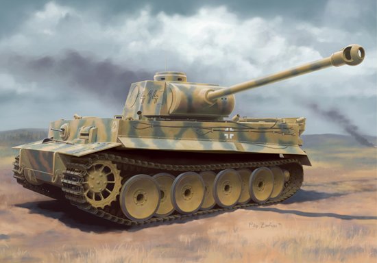 1/35 二战德国虎I重型坦克H2型