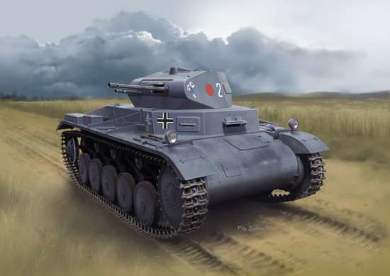 1/35 二战德国二号战车A型(带内构) - 点击图像关闭