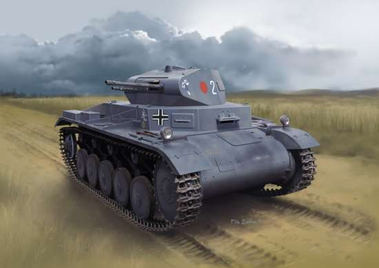 1/35 二战德国二号战车A型(带内构) 1/35 二战德国二号战车A型(带内构)