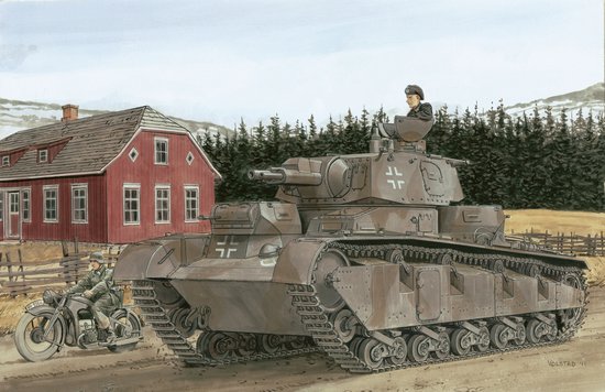 1/35 二战德国六号多炮塔坦克(莱茵金属型) - 点击图像关闭
