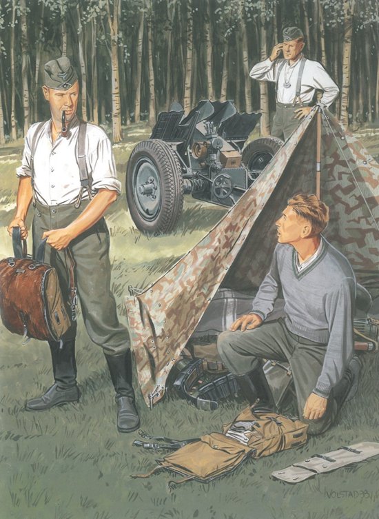 1/35 二战德国国防军步兵野营与帐篷