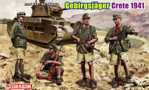 1/35 二战德国山地猎兵"克里特岛1941年" 1/35 二战德国山地猎兵"克里特岛1941年"