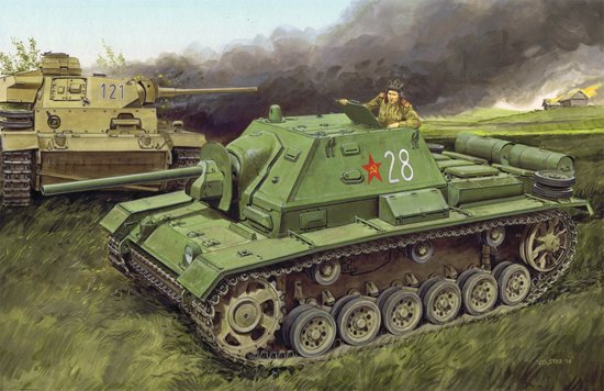 1/35 二战苏联 Su-76i 自行火炮 - 点击图像关闭