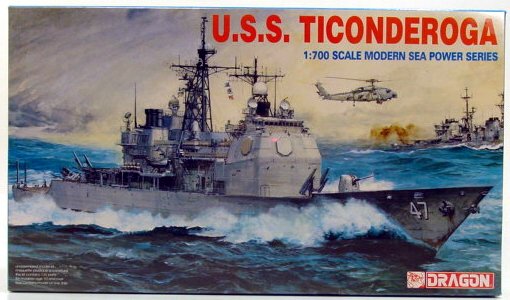 1/700 现代美国 CG-47 提康德罗加号巡洋舰