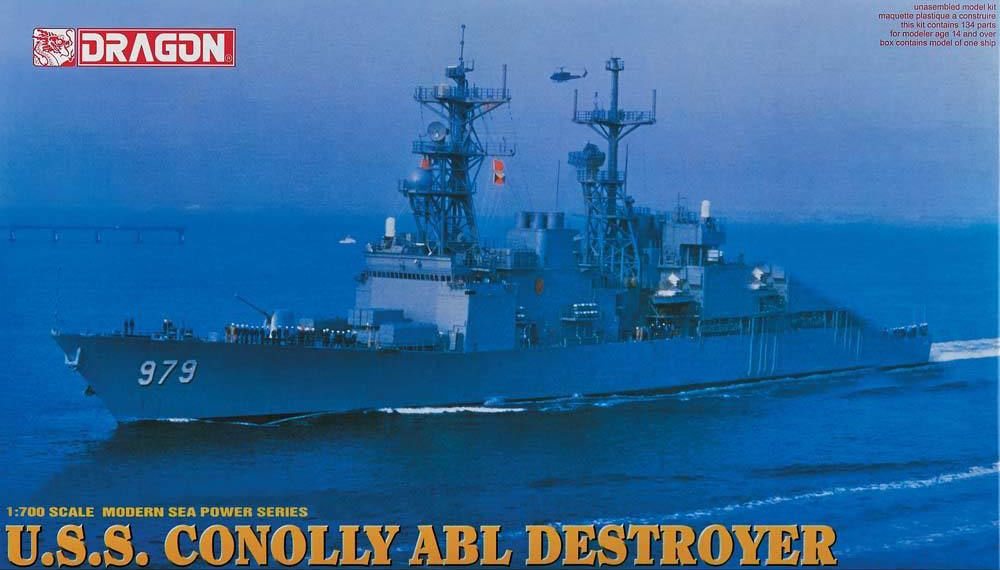 1/700 现代美国 DD-979 康诺利号驱逐舰