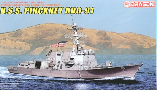 1/700 现代美国 DDG-91 平克尼号驱逐舰