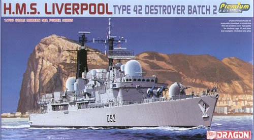 1/700 现代英国利物浦号42型驱逐舰