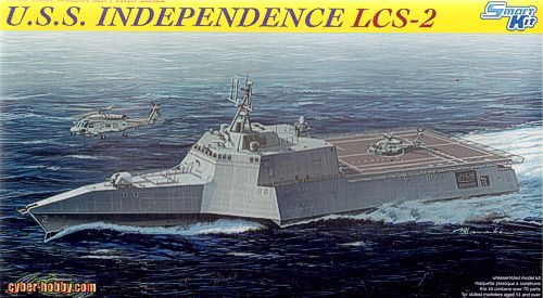 1/700 现代美国 LCS-2 独立号濒海战斗舰 - 点击图像关闭
