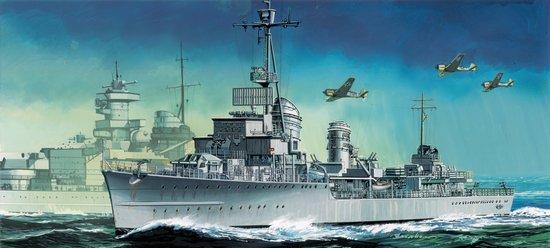1/700 二战德国 Z-38 驱逐舰 1/700 二战德国 Z-38 驱逐舰