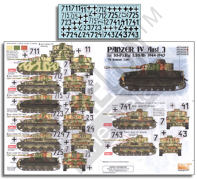 1/35 二战德国四号战车J型"LAH师1944-45年"