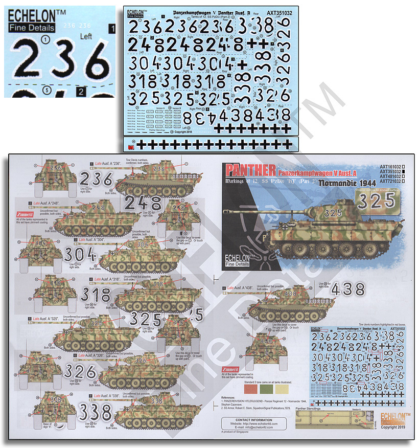 1/35 二战德国豹式中型坦克"第12青年团装甲师"(2)