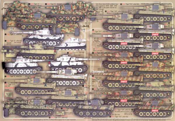 1/72 二战德国虎I重型坦克 "第502重装甲营,梅耶装甲师"