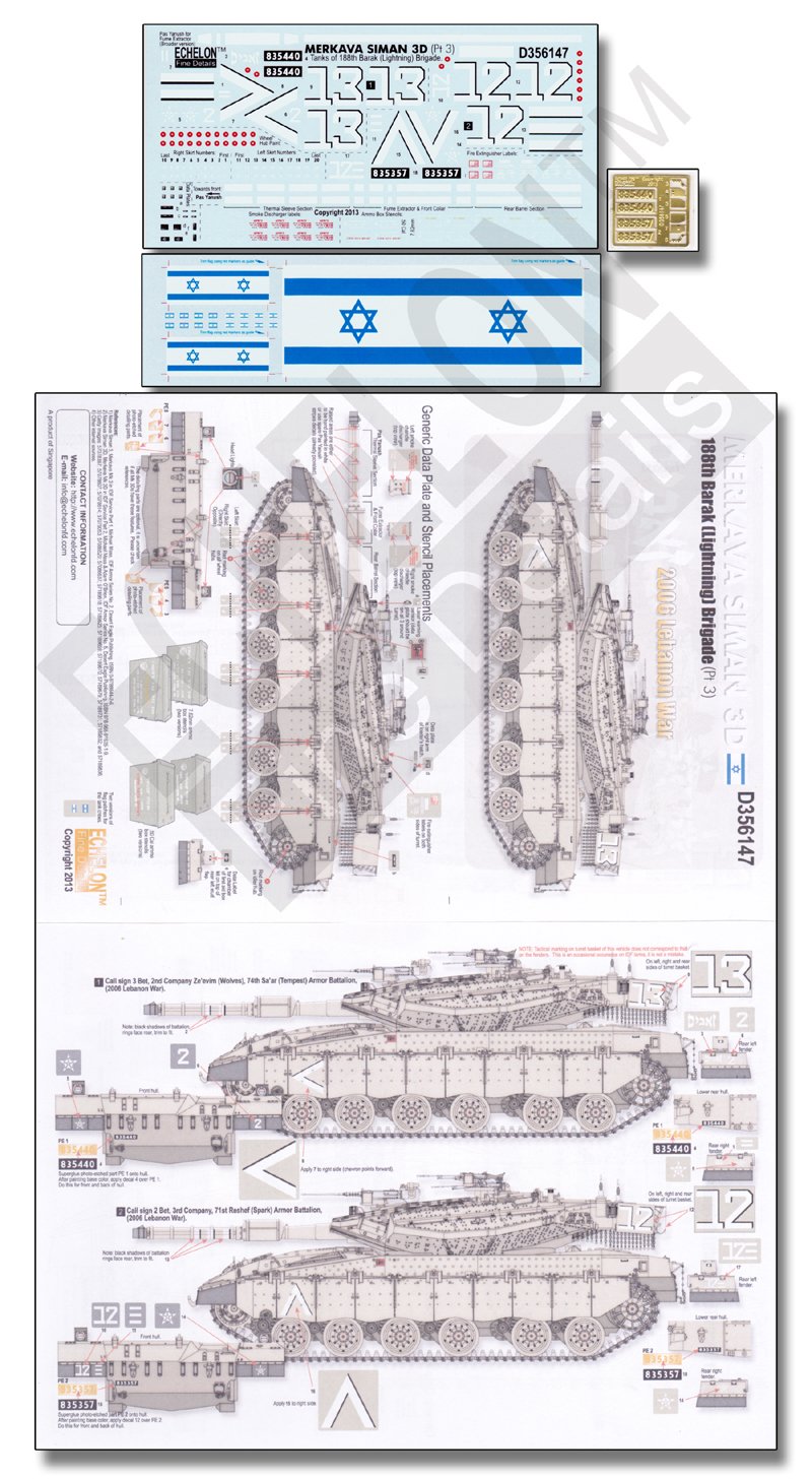 1/35 现代以色列梅卡瓦斯曼3D型主战坦克(Pt.3)