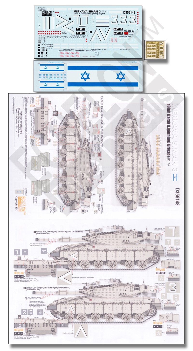 1/35 现代以色列梅卡瓦斯曼3型主战坦克(Pt.4)