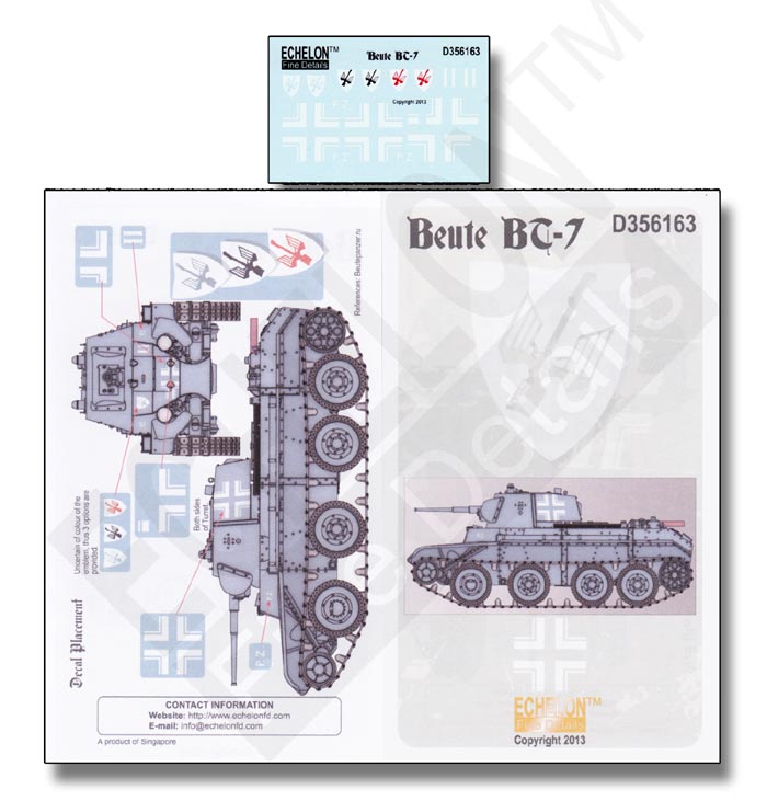1/35 二战德国缴获 BT-7 轻型坦克 1/35 二战德国缴获 BT-7 轻型坦克